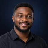 Portrait of Chinedu Okafor, a BookieScout reader
